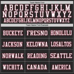 Custom Black Cardinal-White Mesh Authentic Football Jersey Custom Black Cardinal-White Mesh Authentic Football Jersey