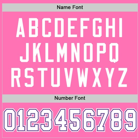 Custom Pink White-Purple Mesh Authentic Football Jersey Custom Pink White-Purple Mesh Authentic Football Jersey