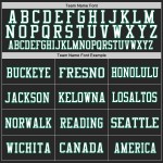 Custom Black White-Kelly Green Mesh Authentic Throwback Football Jersey Custom Black White-Kelly Green Mesh Authentic Throwback Football Jersey