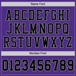 Custom Purple Black-Gray Mesh Authentic Football Jersey